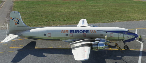 PMDG DC6A Air Europe VA F-HJMA