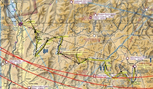 IDAHO bush trip - navigation & extreme STOL challenge