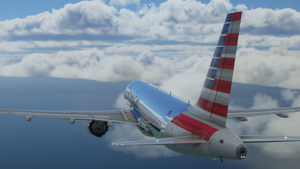 A320 American Airlines chromed edition 8K ultra thumbnail 10