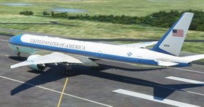 Air Force One / US Air Force / USAF CaptainSim 777-300ER thumbnail 5
