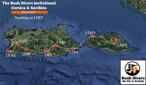 The Bush Divers Invitational: Corsica & Sardinia (Bush Trip)