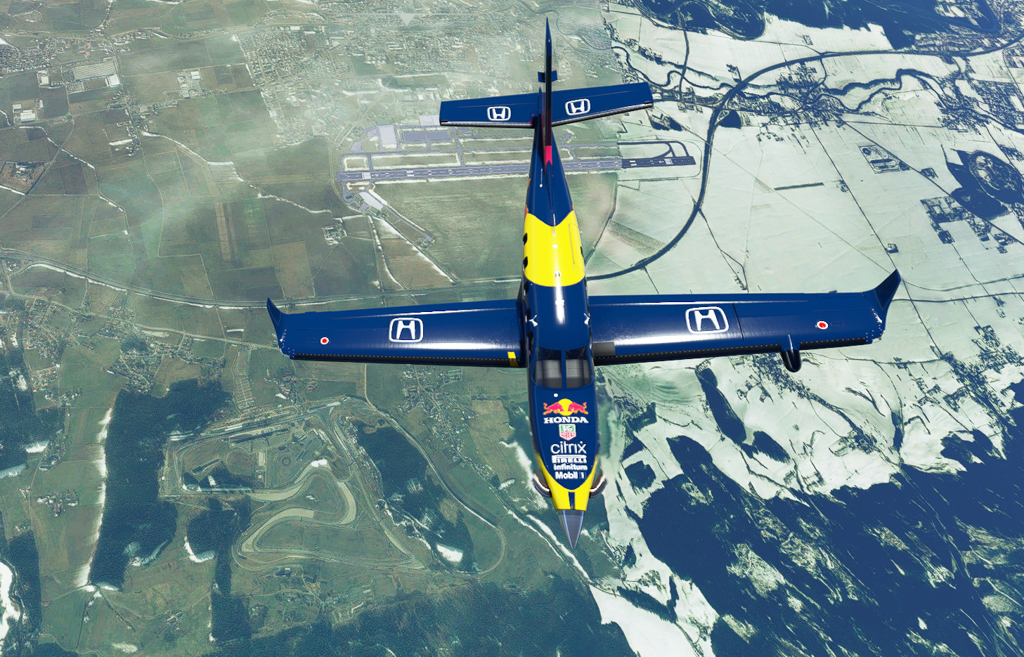 Red Bull F1 Daher TBM 930 - Image 1