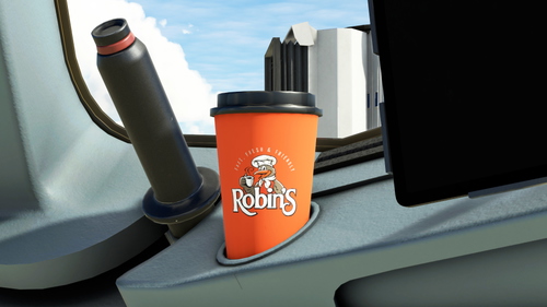 Robin's Donuts Coffee Cup