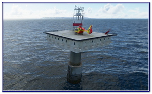 Royal Sovereign Lighthouse (Helipad) thumbnail 2
