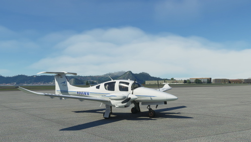 Special request DA62 in scheme N966WW