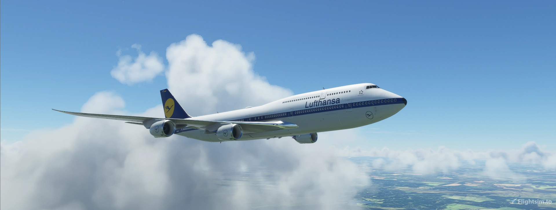 747-8i Lufthansa Retro Livery D-ABYT (No Mirroring) - 4K