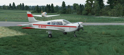Just Flight Piper Warrior II G-BOTF Southend Flying Club