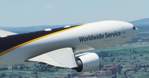 UPS / United Parcel Service CaptainSim 777-200F thumbnail 2