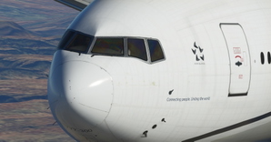 United Airlines "United Blue livery 2019" CaptainSim 777-300ER thumbnail 7