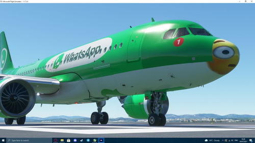 WhatsApp livery for Airbus A320neo