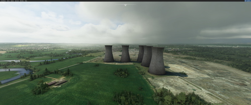 Willington Power Station Cooling Towers