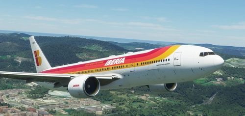 CaptainSim 777-200 Iberia (old livery) - [8K Fictional]