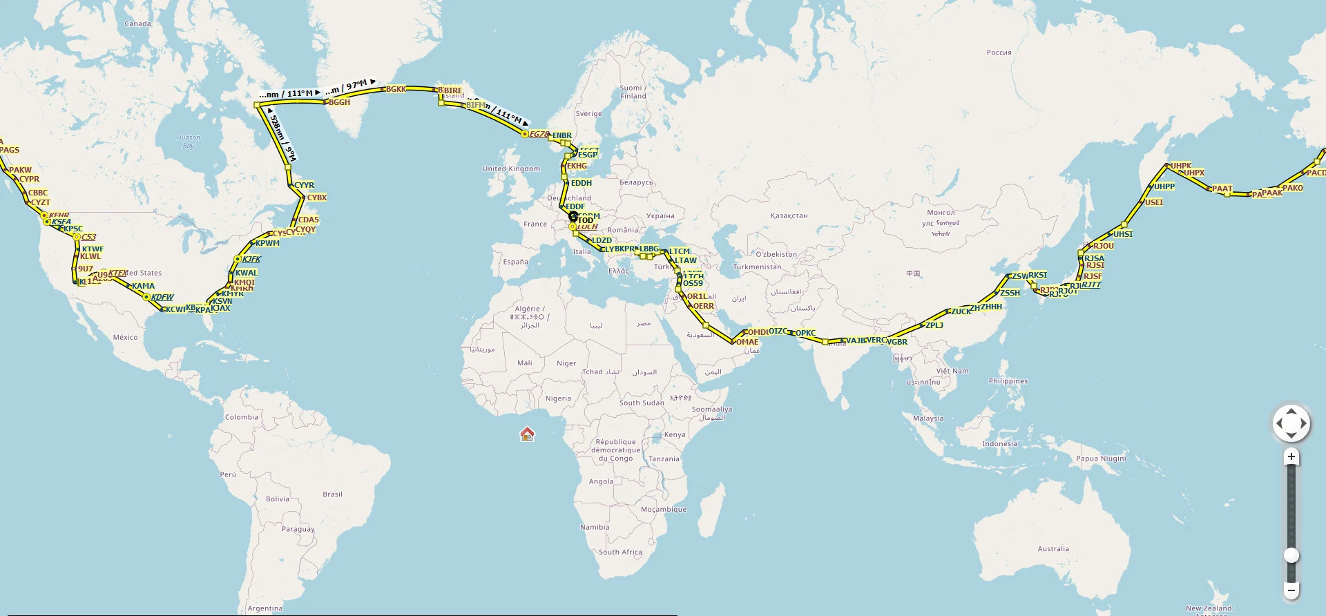 Worldtour Flight Plan - Image 1
