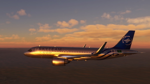 [A32NX] Saudia Skyteam silver livery 8K thumbnail 8