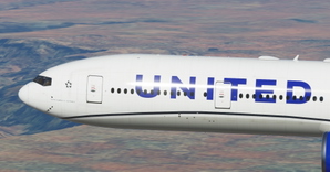 United Airlines "United Blue livery 2019" CaptainSim 777-300ER thumbnail 5