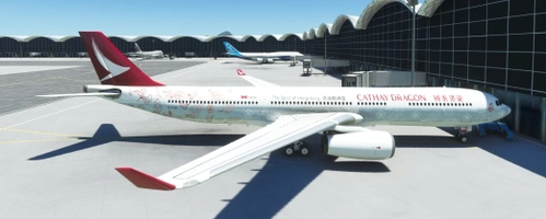 【8K】A330 Cathay Dragon The spirit of HongKong B-HYB
