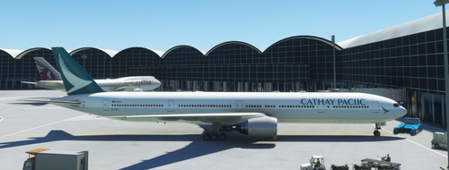 【8K】B777-3 Cathay Pacific Wrong text B-HNO
