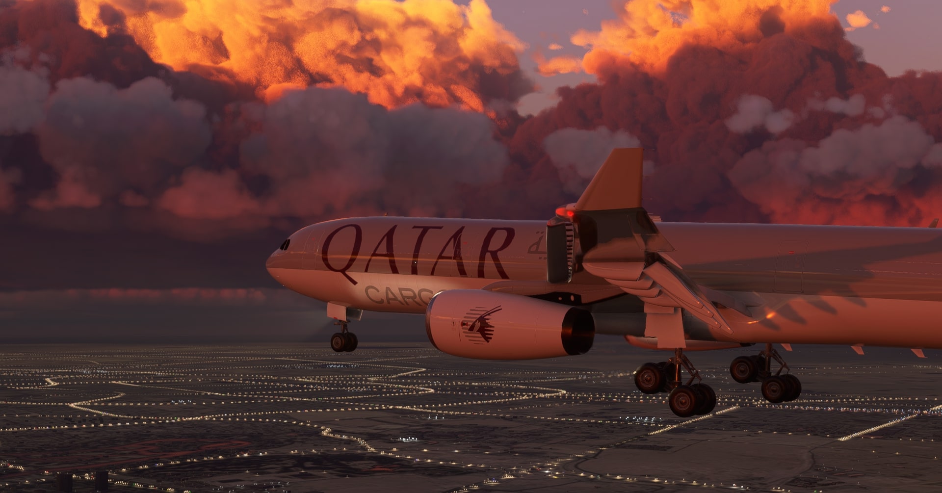 [8K] Qatar Cargo A330P2F - Image 1
