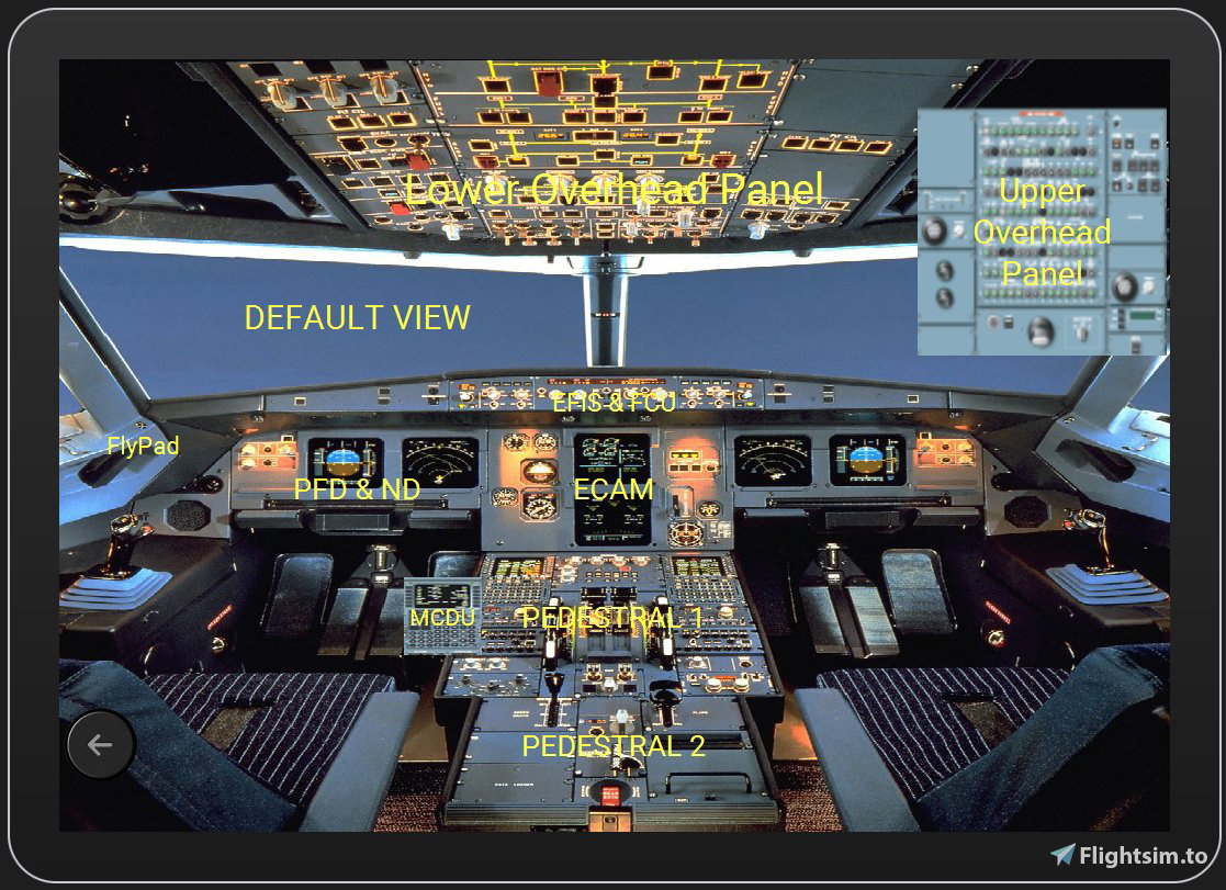 A320 Instruments views for Touch Portal - Image 1