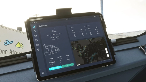A32NX | Custom Black Tablet Retexture [Airbus] [HQ]