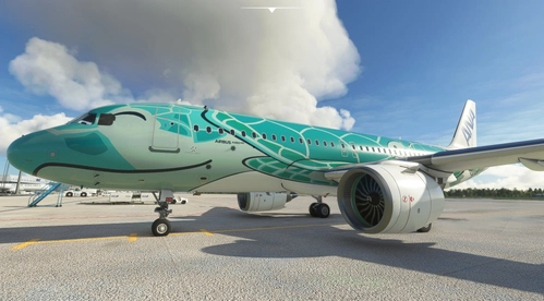 [A32NX] FLYING HONU -Kai- (All Nippon Airways ANA) [8K]