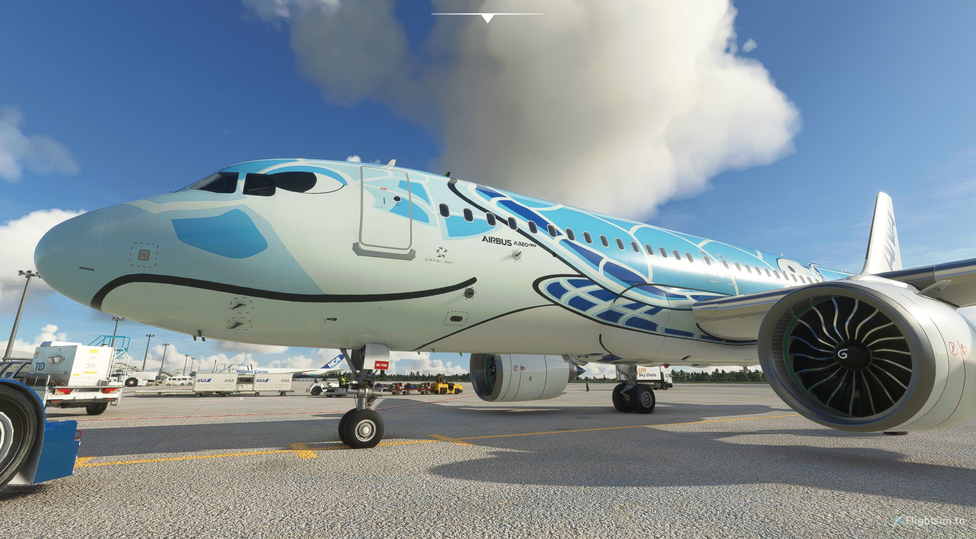 A32NX] FLYING HONU -Lani- (All Nippon Airways ANA) [8K] for 
