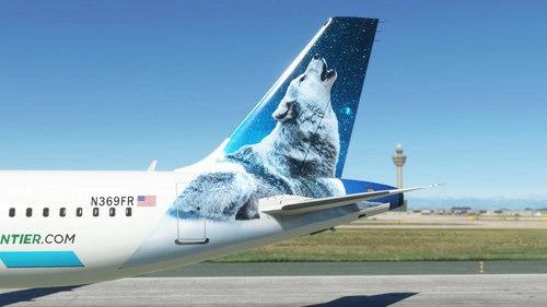 A32NX Frontier Airlines(Chinook the Gray Wolf)[N369FR]8K