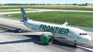 A32NX Frontier Airlines(Manteo The Red Wolf)[N383FR]8K thumbnail 3
