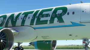 A32NX Frontier Airlines(Manteo The Red Wolf)[N383FR]8K thumbnail 8