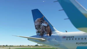 A32NX Frontier Airlines(Manteo The Red Wolf)[N383FR]8K thumbnail 5