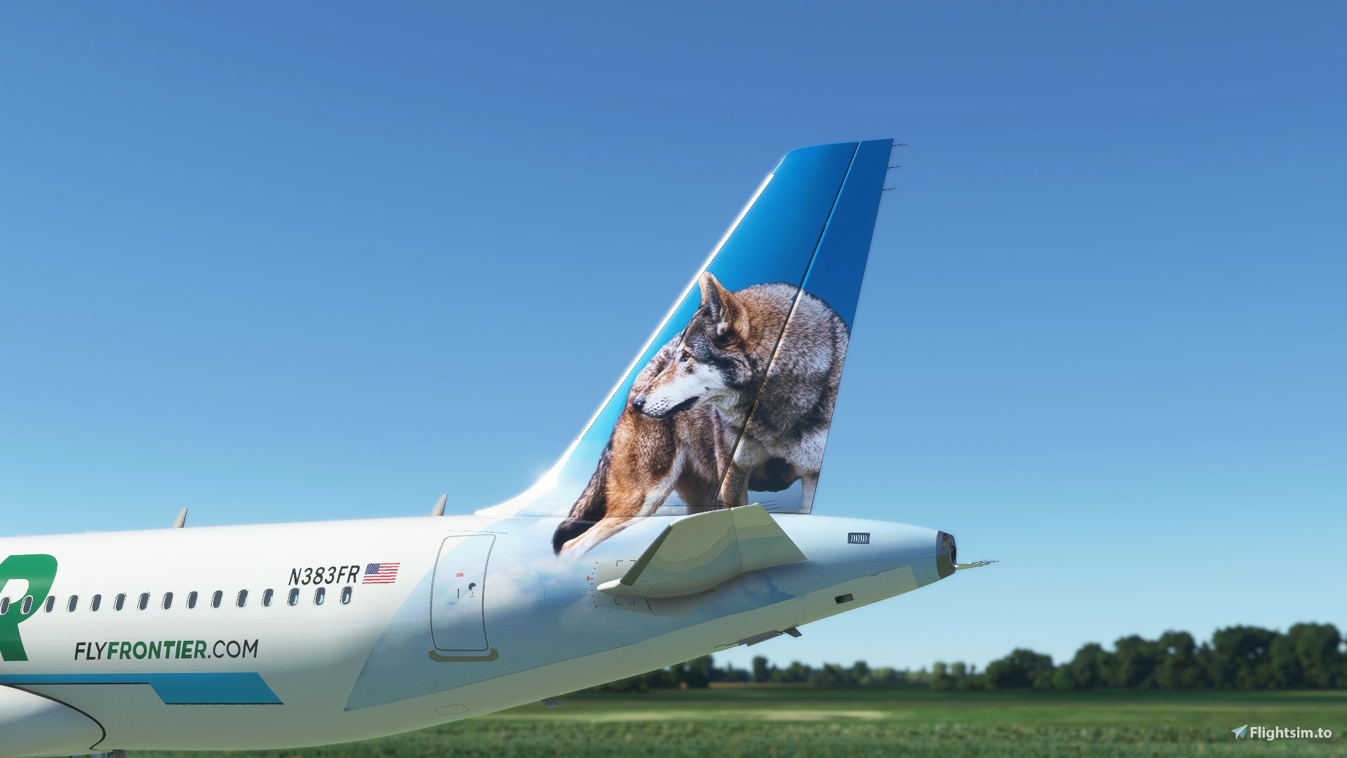 A32NX Frontier Airlines(Manteo The Red Wolf)[N383FR]8K - Image 1