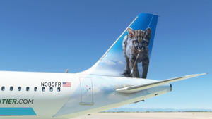 A32NX Frontier Airlines [N385FR]( Percy the Florida Panther) 8K thumbnail 1