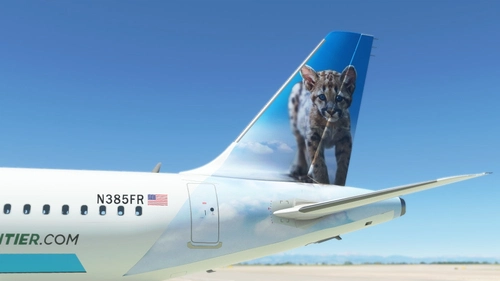 A32NX Frontier Airlines [N385FR]( Percy the Florida Panther) 8K