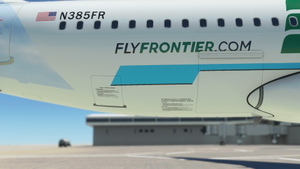 A32NX Frontier Airlines [N385FR]( Percy the Florida Panther) 8K thumbnail 5