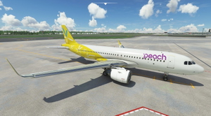 [A32NX] Peach Aviation (Vanilla Air & Fly Peach to AMAMI) [4K] thumbnail 2