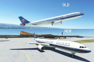A330 China Southern B-300U(8K repaired) thumbnail 3