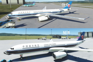 A330 China Southern B-300U(8K repaired) thumbnail 2