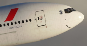 Air France "Montpellier" "2021 livery" CaptainSim 777-200ER thumbnail 18