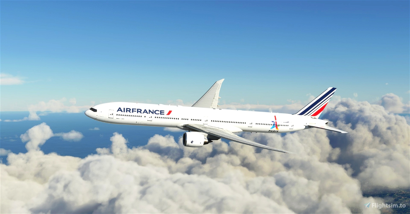 Air France "Olympic Games 2024 / Jeux Olympiques 2024" CaptainSim 777