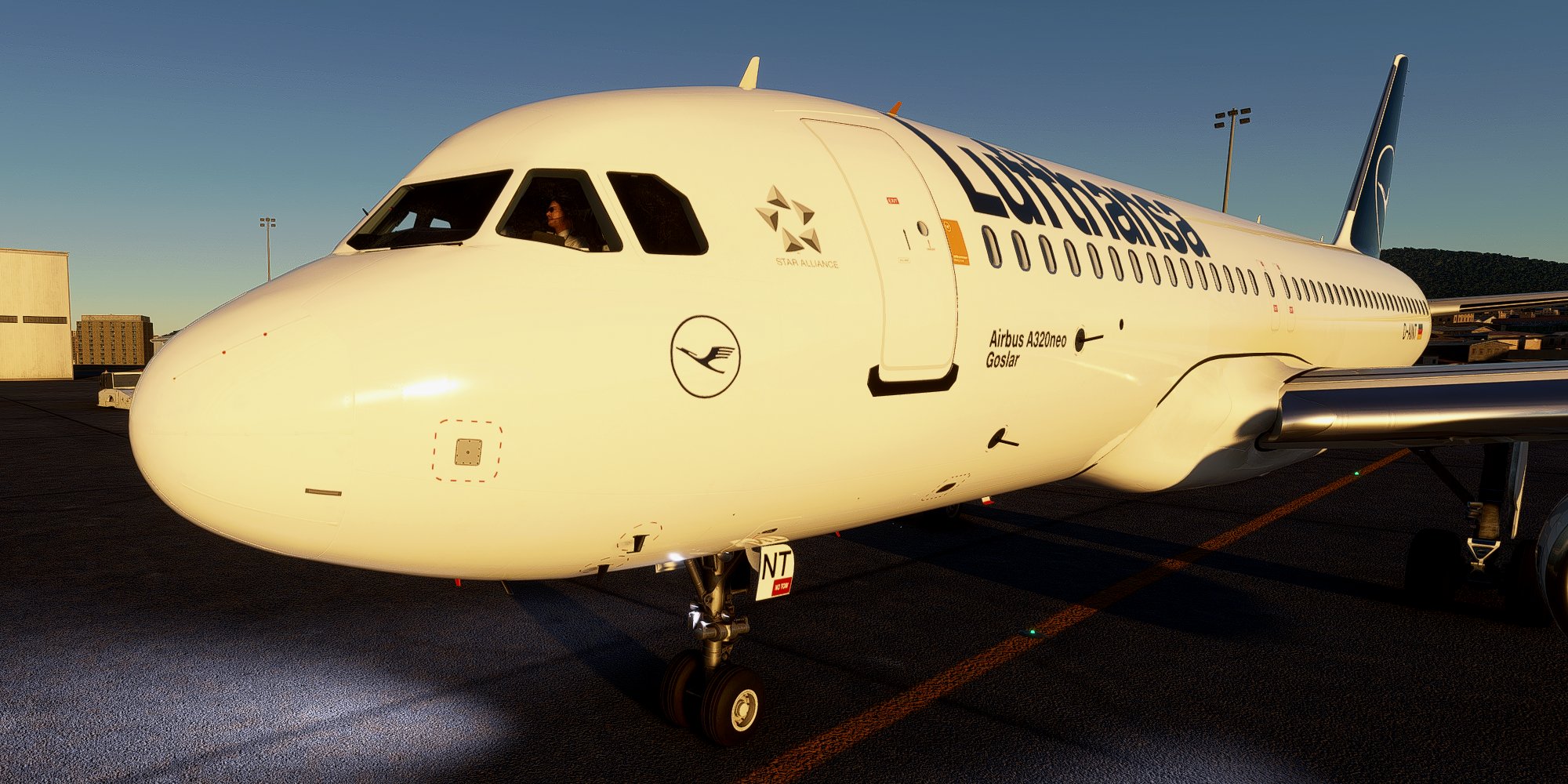 [A32NX] Airbus A320neo Lufthansa D-AINT | as 10k resolution - Image 1
