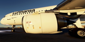 [A32NX] Airbus A320neo Lufthansa D-AINT | as 10k resolution thumbnail 3