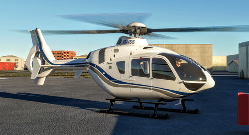 Airbus H135 -  Blue and Silver | PR-VSS
