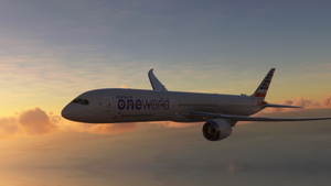 B787 American Airlines One World Livery 8K ultra thumbnail 5