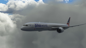 B787 American Airlines One World Livery 8K ultra thumbnail 3