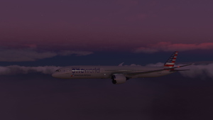 B787 American Airlines One World Livery 8K ultra thumbnail 6