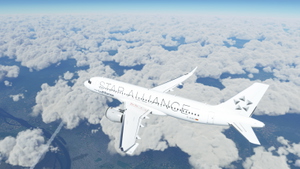 Asobo A320neo Lufthansa white Star Alliance D-AIQS [8K] thumbnail 2