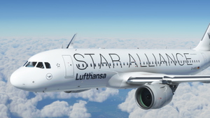 Asobo A320neo Lufthansa white Star Alliance D-AIQS [8K] thumbnail 3