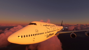 Asobo B747-8i Lufthansa Star Alliance D-ABTH | Fictional | 4K | [No mirroring] | Discontinued thumbnail 1