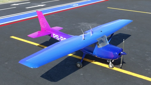Asobo C152 - Gradient Blue - PS-ROD Fictional Livery - 4K