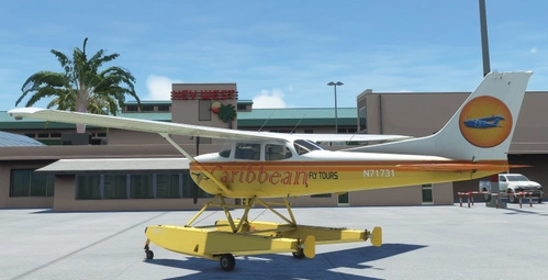 Asobo C172sp G1000 Caribbean Fly Tours Floats